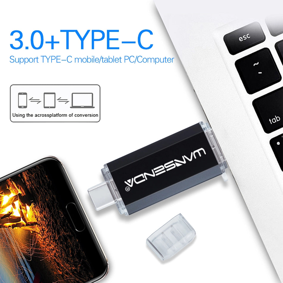 OTG USB Flash Drive Type C – High-Speed 3.0 Pen Drive for Type-C Devices | YeuroShop