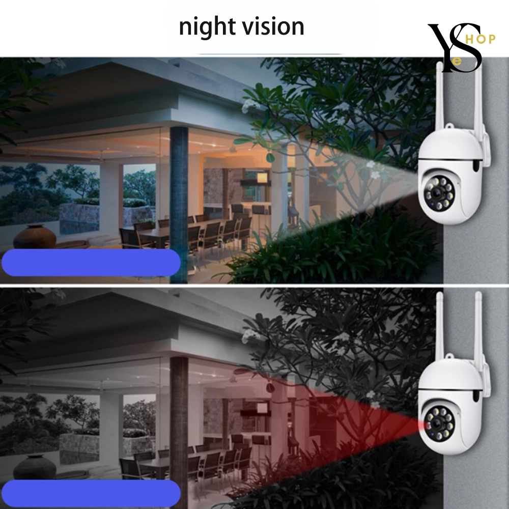 Îmbunătățiți-vă securitatea cu camera IP Wifi 360° – Model la modă cu vedere nocturnă și 1 milion de pixeli pentru protecție în interior/exterior | YeuroShop