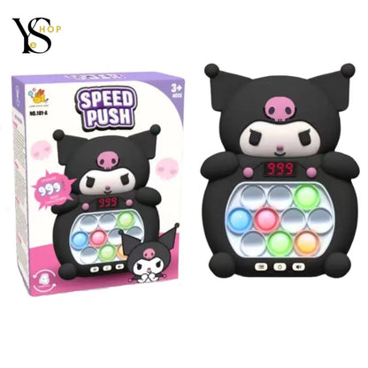 قل وداعًا للتوتر مع لعبة Kuromi Quick Push الجديدة – لعبة إلكترونية Pop It Pro Fidget للاسترخاء والمرح | YeuroShop