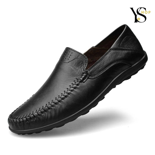 Descubra el lujo italiano con nuestros mocasines de piel auténtica: elegantes zapatos sin cordones para cualquier ocasión | YeuroShop