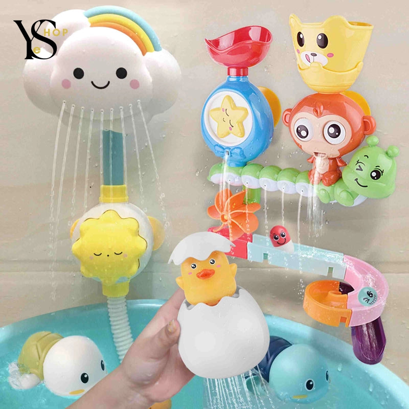 Make bath time fun and educational with this adorable cartoon shower toy, perfect for kids | YeuroShop