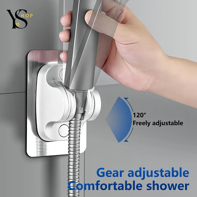 Experience luxury with this adjustable high-pressure shower head, featuring 5 water-saving modes and a relaxing massage function | YeuroShop