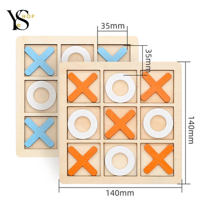 Améliorez les capacités cognitives de votre enfant avec ce mini jeu d'échecs en bois Montessori tendance - un puzzle interactif d'entraînement cérébral et un jouet éducatif précoce | YeuroShop