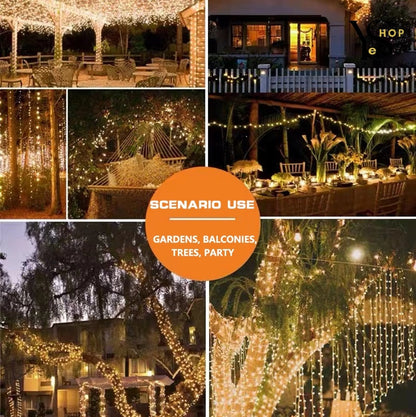 Transform Your Garden with Our Outdoor Solar Fairy Lights – LED Copper Wire Christmas Lights for Stunning Garden Decoration | YeuroShop