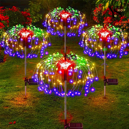 Créez de la magie dans votre jardin avec nos feux d'artifice solaires à LED – Lampe modulaire et étanche | YeuroShop