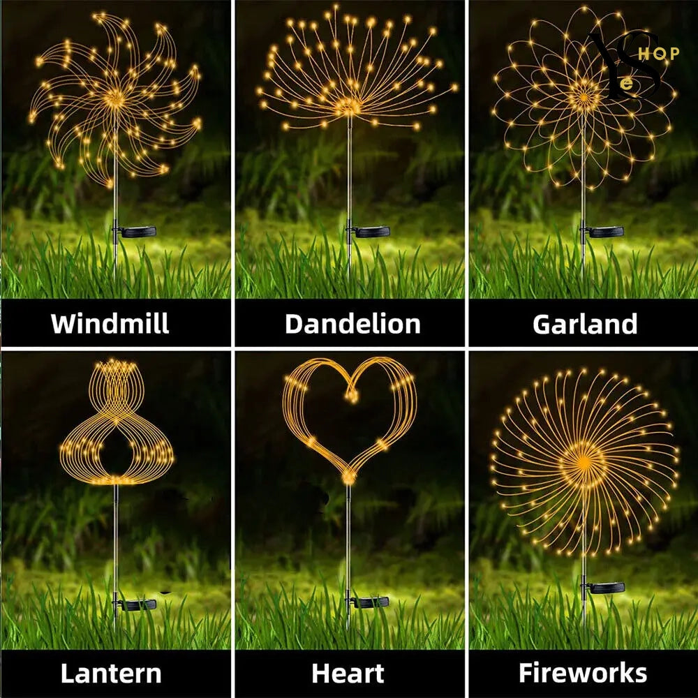 Créez de la magie dans votre jardin avec nos feux d'artifice solaires à LED – Lampe modulaire et étanche | YeuroShop