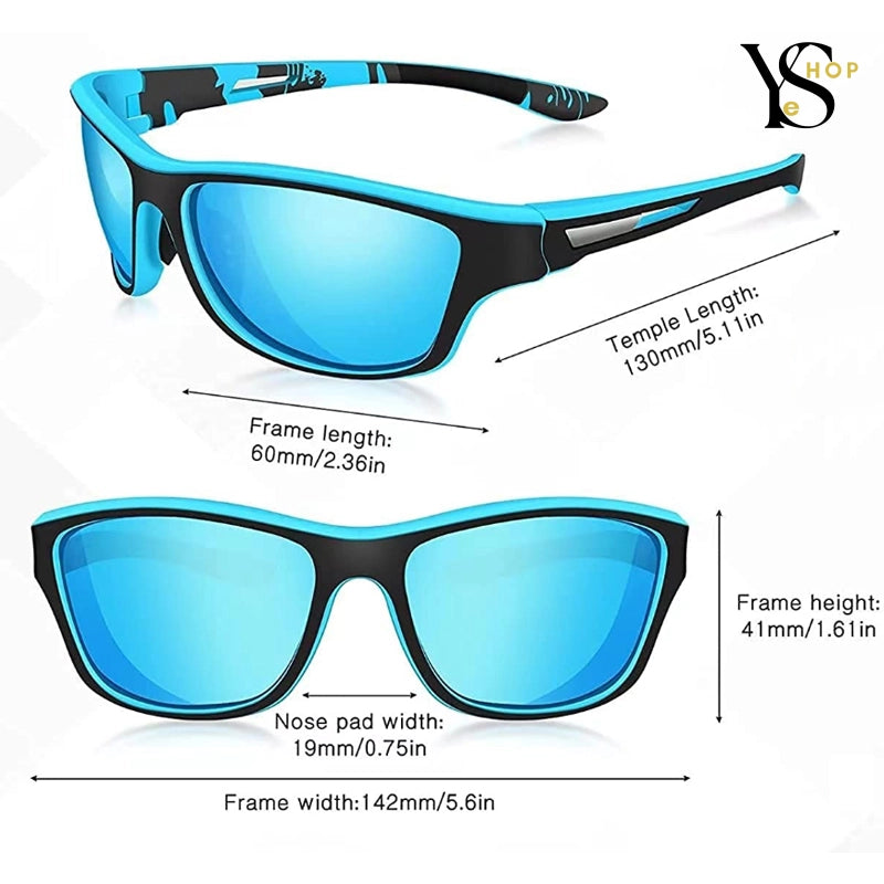 Protect Your Eyes with High Definition Polarized Sunglasses - UV400 Shield for Ultimate Sport and Driving Comfort | YeuroShop