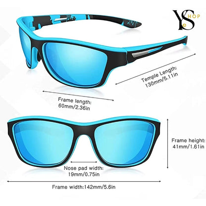 Protect Your Eyes with High Definition Polarized Sunglasses - UV400 Shield for Ultimate Sport and Driving Comfort | YeuroShop