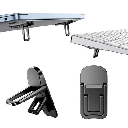 Adjustable Folding Laptop Stand - Ultra-Thin Mini Legs, Portable Support for MacBook & Notebook Cooling | YeuroShop