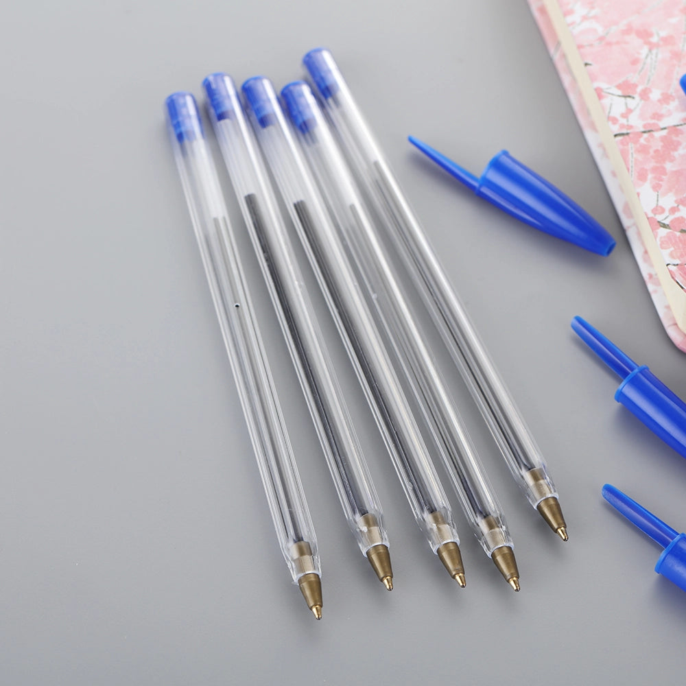 Ensemble de stylos à bille noir, rouge et bleu de 1,0 mm – Outils d'écriture essentiels pour les étudiants et les professionnels | YeuroShop