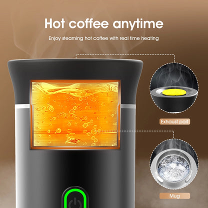 Machine à café expresso portable électrique sans fil – Machine à café de voyage 3 en 1 pour capsules et poudres | YeuroShop