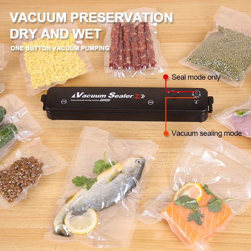 Vacuum Sealer Packaging Machine with 10 Free Bags – 220V/110V | YeuroShop