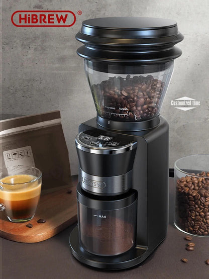 Automatic Electric Burr Coffee Grinder with 34 Settings | YeuroShop