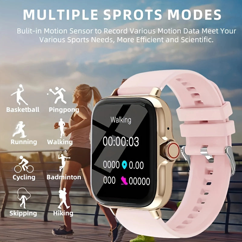 Ceas inteligent cu apeluri wireless, moduri multi-sport și mementouri | YeuroShop