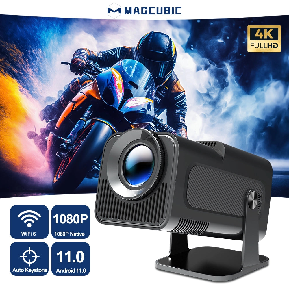 Projecteur portable Magcubic Android 11 4K 1080P avec double WiFi6 et BT5.0 | YeuroShop