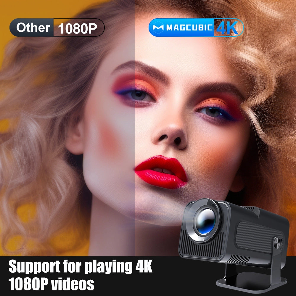 Magcubic Android 11 4K 1080P przenośny projektor z podwójnym WiFi6 i BT5.0 | YeuroShop