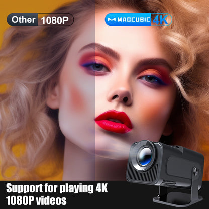 Magcubic Android 11 4K 1080P Portable Projector with Dual WiFi6 and BT5.0 | YeuroShop