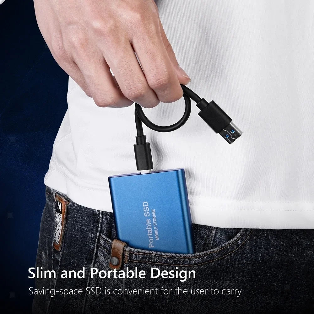 Portable External Hard Drive 1TB/2TB USB3.1 High-Speed SSD 500GB | YeuroShop