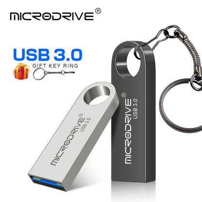 فلاشة USB 3.0 معدنية | 128 جيجابايت، 256 جيجابايت، 512 جيجابايت | وصل حديثًا | YeuroShop