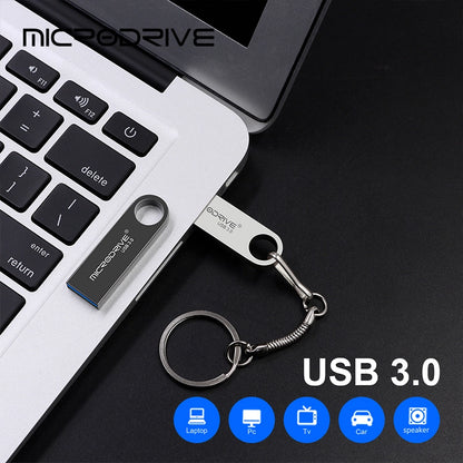 فلاشة USB 3.0 معدنية | 128 جيجابايت، 256 جيجابايت، 512 جيجابايت | وصل حديثًا | YeuroShop