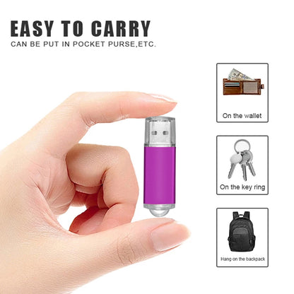 Kolorowy metalowy dysk flash USB 2.0 | 32 GB, 64 GB, 16 GB, 1 GB | YeuroShop