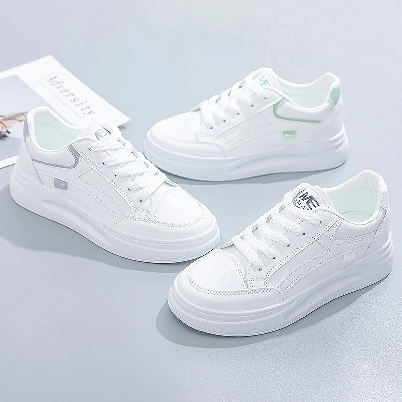 Women's High Sole Sneakers – Trendy & Breathable Platform Shoes | YeuroShop