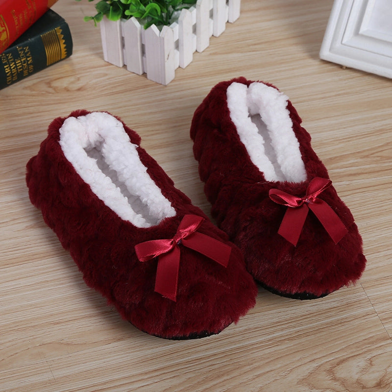 Mntrerm Nuove graziose pantofole da interno per la casa – Pantofole calde e morbide in peluche antiscivolo per donna | YeuroShop