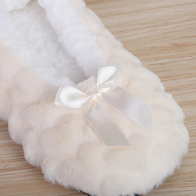 Mntrerm Nuove graziose pantofole da interno per la casa – Pantofole calde e morbide in peluche antiscivolo per donna | YeuroShop