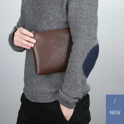 Große Clutch im Business-Stil für Herren – Weiche PU-Leder-Handgelenktasche | YeuroShop