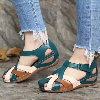 Sandalias elegantes de verano para mujer: tacones bajos suaves, calzado ligero para mujer | YeuroShop