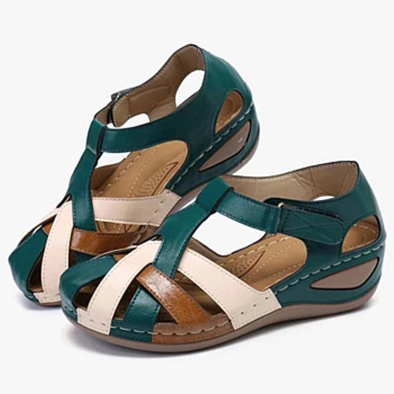 Sandalias elegantes de verano para mujer: tacones bajos suaves, calzado ligero para mujer | YeuroShop