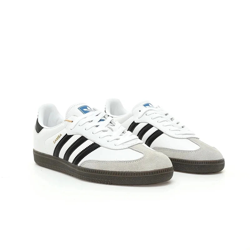 حذاء تزلج Adidas Originals Samba Low للجنسين باللون الأخضر من الجلد المدبوغ | YeuroShop