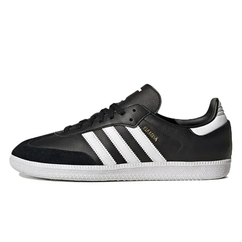 Chaussures de skateboard Adidas Originals Samba Low unisexes en cuir vert vieilli | YeuroShop