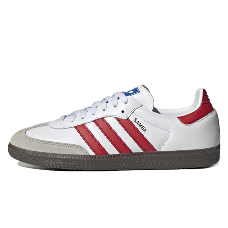 حذاء تزلج Adidas Originals Samba Low للجنسين باللون الأخضر من الجلد المدبوغ | YeuroShop