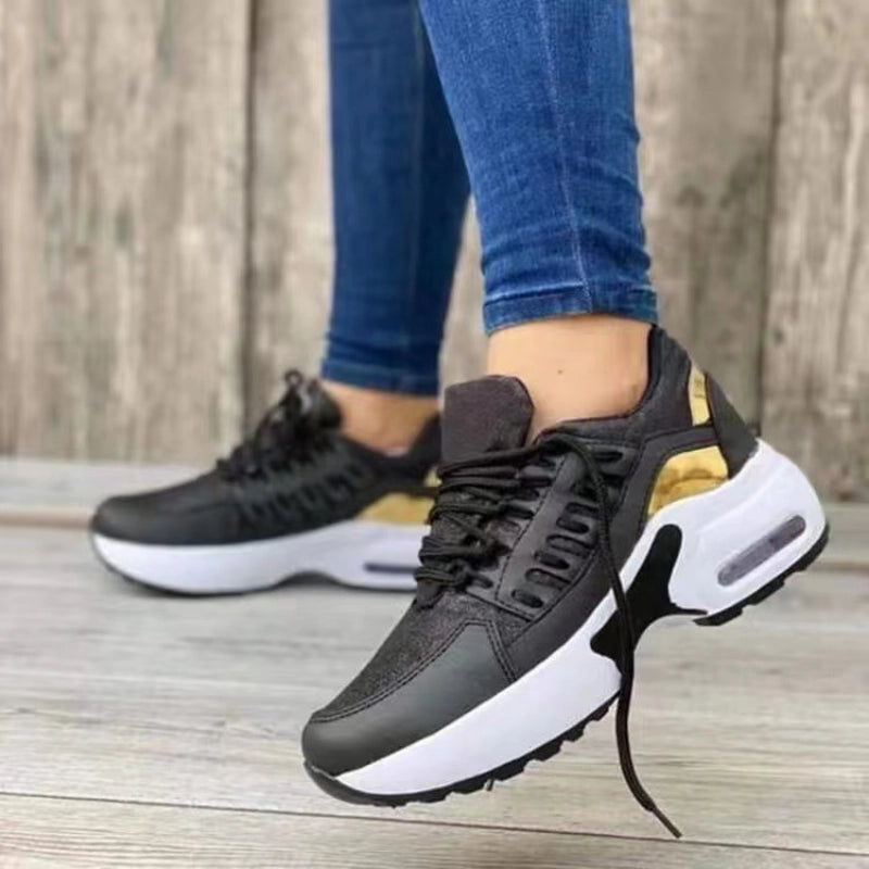 Women's Thick-Soled Sneakers - Lightweight and Breathable Mesh Shoes | YeuroShop