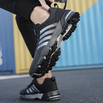 Men's Trendy Sneakers - Athletic and Casual Breathable Shoes for Running and Walking | YeuroShop