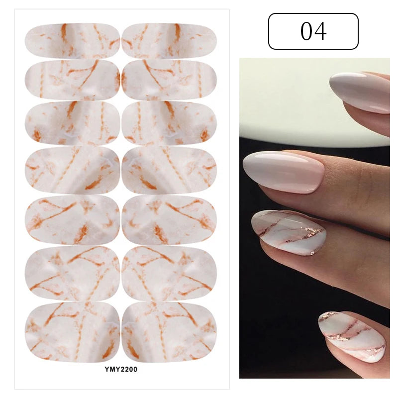 Add a touch of glamour to your nails with our full cover glitter nail stickers. Create a personalized look in no time, effortlessly! | YeuroShop