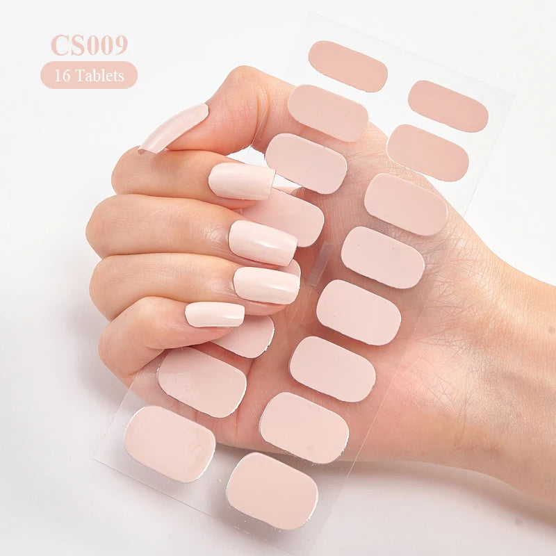 Ajoutez une touche de glamour à vos ongles avec nos autocollants à paillettes pour ongles à couverture complète. Créez un look personnalisé en un rien de temps, sans effort ! | YeuroShop