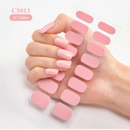 Ajoutez une touche de glamour à vos ongles avec nos autocollants à paillettes pour ongles à couverture complète. Créez un look personnalisé en un rien de temps, sans effort ! | YeuroShop