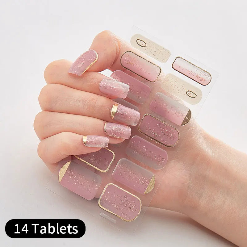 Verleihen Sie Ihren Nägeln mit unseren vollflächigen Glitzer-Nagelstickern einen Hauch von Glamour. Kreieren Sie im Handumdrehen und mühelos einen individuellen Look! | YeuroShop