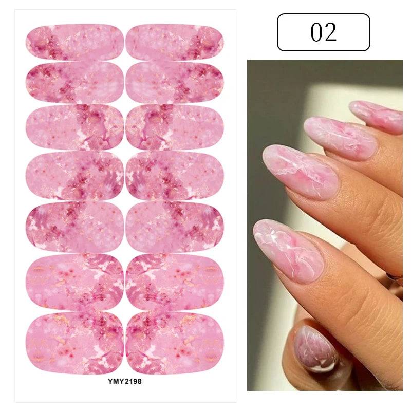 Verleihen Sie Ihren Nägeln mit unseren vollflächigen Glitzer-Nagelstickern einen Hauch von Glamour. Kreieren Sie im Handumdrehen und mühelos einen individuellen Look! | YeuroShop