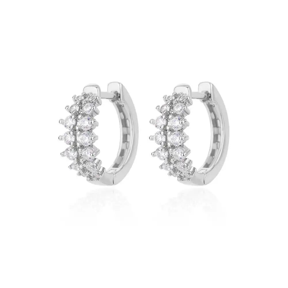 Trendy Dazzling Zirconia Earrings - Perfect for Any Occasion | YeuroShop